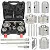 Concrete Hole Saw Kit of 20PCS & Hole Saw Set