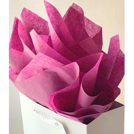 Colors of Rainbow Gift Wrapping Tissue Paper (96 Sheets, 20 Inch x 14.5 Inch) for Gift Bags Gift Boxes and Gift Baskets Packaging Baby Shower Bridal Shower Craft Project (Burgundy)