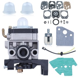 Adefol Carburettor Carb Kit for Honda GX25 GX25N GX25NT HHT25S Carburetor + Gasket + Fuel Filter + Spark Plug + Primer Bulb Engine Replacement Parts Kit 8 in 1 Replace 16100-Z0H-825
