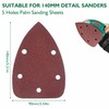40PCS Sanding Pads, Mouse Sander Pads 40 Grits,Multi Tool Sanding