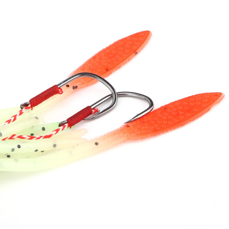 Fishing UV Squid Soft Lure Luminous Octopus Wobbler Bait Squid
