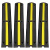 4 Pcs 39 In Speed Bump Floor Cable Protector Ramp