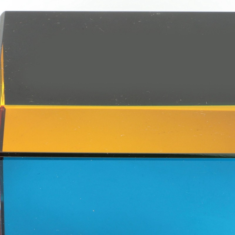 Color Cube Optical 6 Sides Cube Optical Cube Prism for