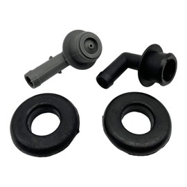 HYXUAN PCV CCV Vent Valve Elbows & Grommets Fits 53013360AA Compatible with 2000-2004 Grand Cherokee 4.0L