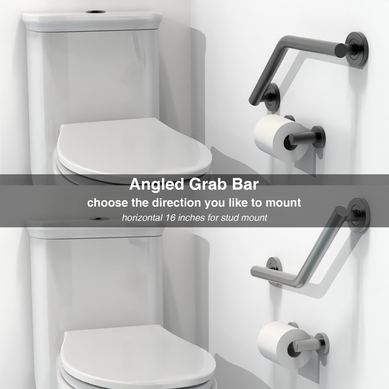 AquaChase Bath, Shower and Toilet Safety Grab Bar for Seniors