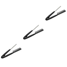 Mikinona 3 Pcs Hair Straightening Brush Tool Styling Comb Multipurpose Hair Tool Durable Material Comfortable Grip