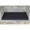 Pearwow Rectangle Fireplace Tray,Expandable Ash Pan for Collecting Ash,Galvanized Steel