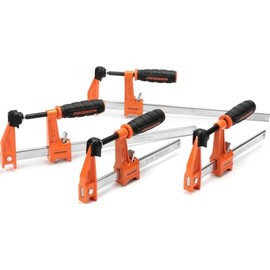 JORGENSEN Set of 4 medium weight steel clamps (2-15 cm, 2-30 cm) 2391335 clamping width (max.): 30 mm, product dimensions, length
