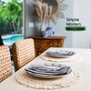 SnugLife Macrame Placemats Set of 8 - Handmade Cotton Woven