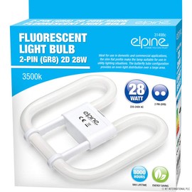 NT 2D Flourescent Tube, 3500K 2Pin 28W