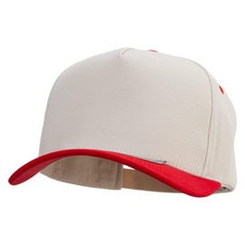 Nissi Caps Premium Pro Style 5 Panels Cap - Red Stone OSFM