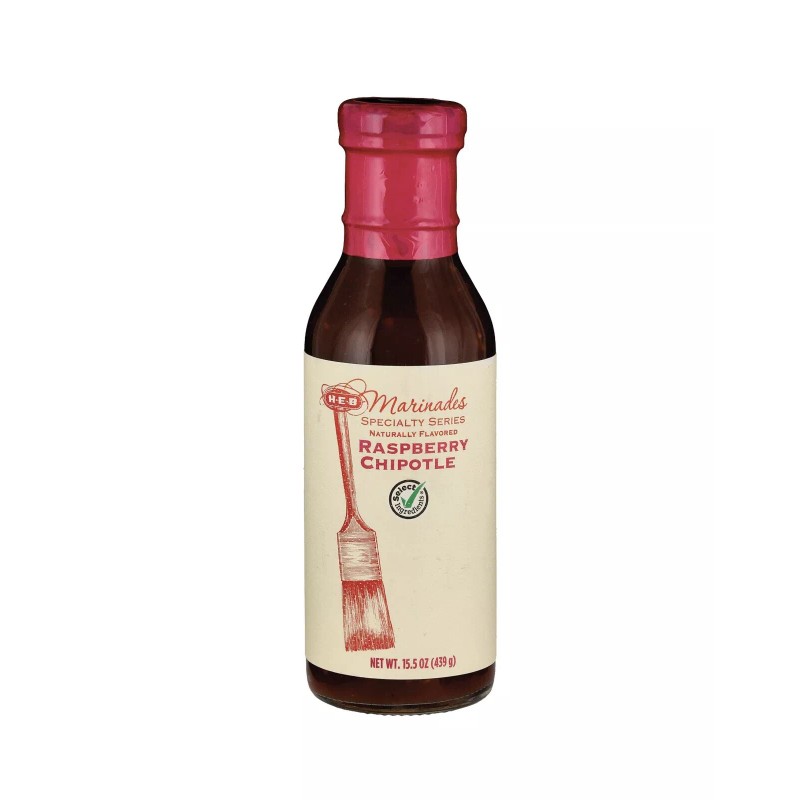 HEB MERINADES Raspberry Chipolte 15.5 oz. (pack of 3). BBQ