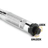 Powerbuilt Micrometer Torque Wrench, 1/2-Inch Drive, Reversible Ratchet Clicks, Lockable,