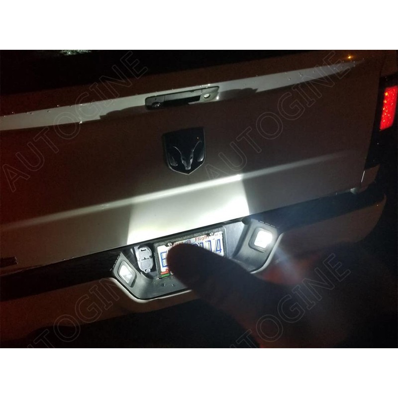 AUTOGINE 12 Piece White Interior LED Lights Kit for Dodge
