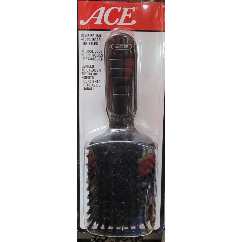 ACE Club Brush ( 100% Boar Bristles )