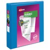 Avery Durable View 3 Ring Binder, 1-1/2 Inch Slant Rings,
