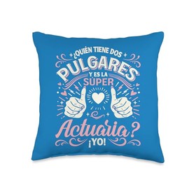 Súper Actuaria Regalo Actuarial Mathematics Mujer Throw Pillow