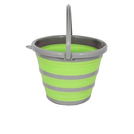 Spear & Jackson BUCKETG Collapsible 10 Litre Bucket in Green