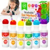 Dot Markers for Toddlers and Kids,6 Color Bingo Daubers, Dot