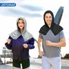 JIEYUMAO 4Pcs Cooling Hoodie Towel, 2 Styles Cooling Towels for