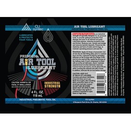 CLIsyntec Air Tool Lubricant - Premium Industrial Pneumatic Tool Oil (4oz.)