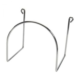 Hose Holder, Chrome, suitable for any Hose you want to store on a wall