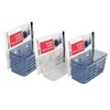 3X Box Sweden Bathroom Basket 15.5cm w/Suction Shower Bathroom Organiser