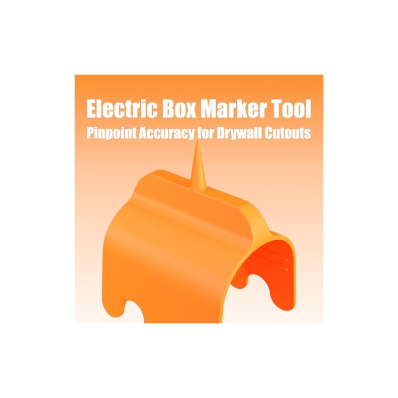 6-Pack Drywall Outlet Marker Tool - Electrical Box Locator for
