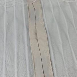 Magnetic Striped Velcro Detachable Entrance Screen Door 100x210cm White