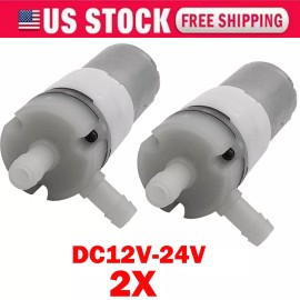 2PC DC12V-24V 370 Diaphragm Self Priming Pump Water Suction Pressure Pumps USA
