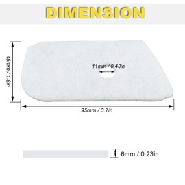 ZAMDOE 128LD Air Filter Tuning Kit for Husqvarna 530150253 124L 125L 125LDX 128L 128CD 128LD 128LDX Strimmer Brush Cutter Parts with Spark Plug Fuel Line Fuel Filter Primer Bulb
