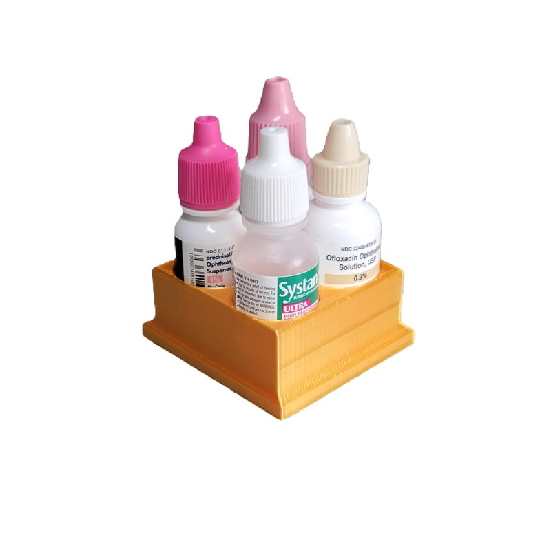 Znet3D Znet3D Eye Drop Bottles Organizer & Storage C 4-Slot
