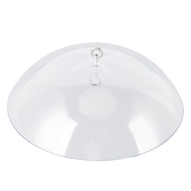 Clear Dome Bird Feeder Cover, Large Diameter Weather Protection for Hanging Feeders, Transparent