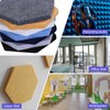 MECCANIXITY 5Pcs Hexagon Acoustic Panels 15.5x17.8cm B1 Fireproof Soundproof Foam