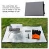Fireproof Mat, High Temperature Resistant Flame Retardant Fireproof Cloth, Glass