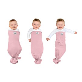 The Ollie Swaddle – Sleep Swaddle for Babies | Breathable, Moisture-Wicking Fabric to Prevent Overheating | Adjustable Fit (Maunie, One Size)