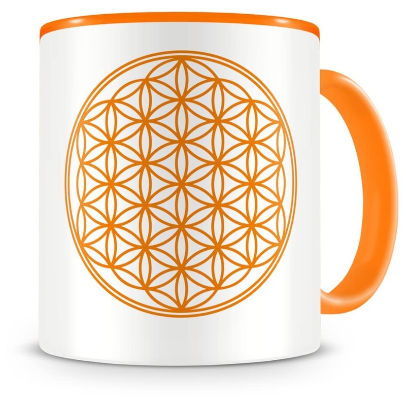 Samunshi® Flower of Life Coffee Cup Height 95 mm /