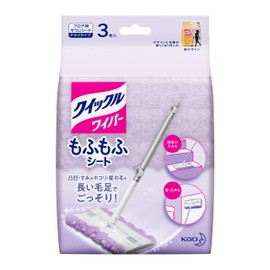 Quickle Wiper Floor Cleaning Tool, Fluffy Sheet, 3 Sheets