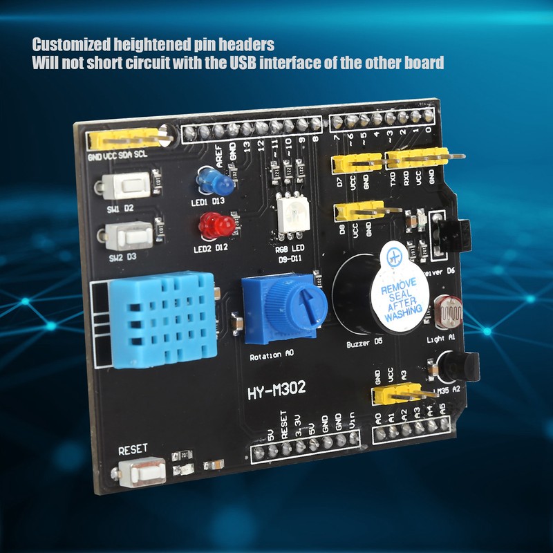 9 in 1 Multifunction Expansion Board Humidity LM35 Temperature Computer