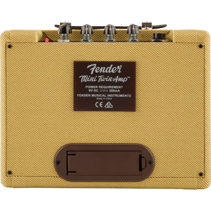 Fender Mini Deluxe Electric Guitar Amp, Portable Guitar Amp, 3