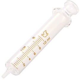 Jiaxix 10 Pack 10ml Glass Syringes With Caps