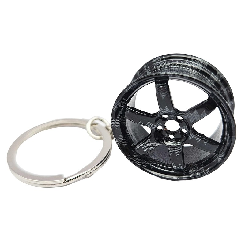 GT//Rotors Carbon Fiber Gear Shift Manual Gearbox Fidget Toy Keychain