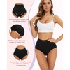 Sunm Boutique Women's Underwear Cotton High Waisted Underwear Full Coverage