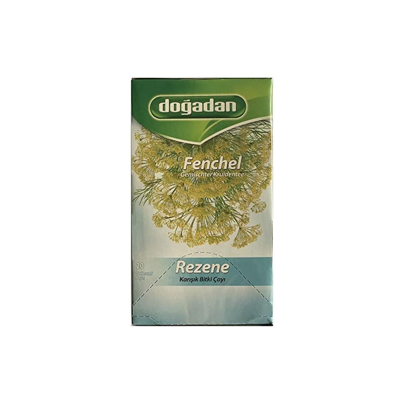 Dogadan Fennel Herbal Tea 20 Tea Bags (Rezene Cayi)