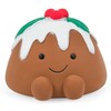 Petface Chrissie Christmas Pudding Latex Dog Toy Puppy Toy