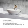 Water Faucet Copper Tap G1/2 Female Thread Home Decoration for