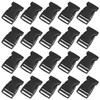 Gasea 20Pcs 25mm(1") Side Release Buckles, Adjustable Replacement Buckle Clip