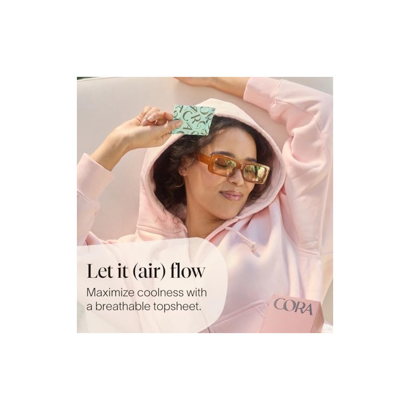 Cora Period Liners | 100% Organic Cotton Topsheet | Ultra