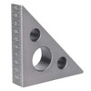 Cuadrados de carpintería, regla triangular, aleación de aluminio, calibre de