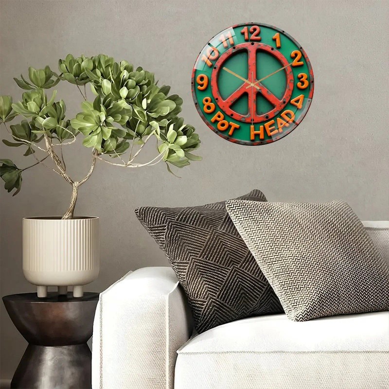 30x30cm Round Glass Wall Clock that is a Practical Investment